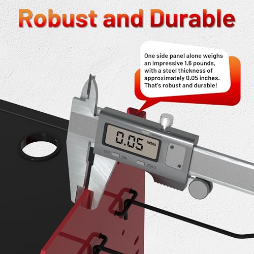 Power Tool Organizer Wall Mount with Charging Station & 8 Outlet