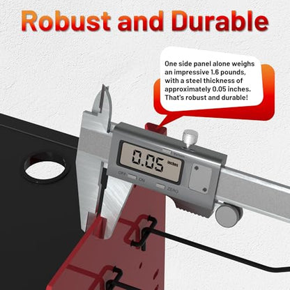 Power Tool Organizer Wall Mount with Charging Station & 8 Outlet
