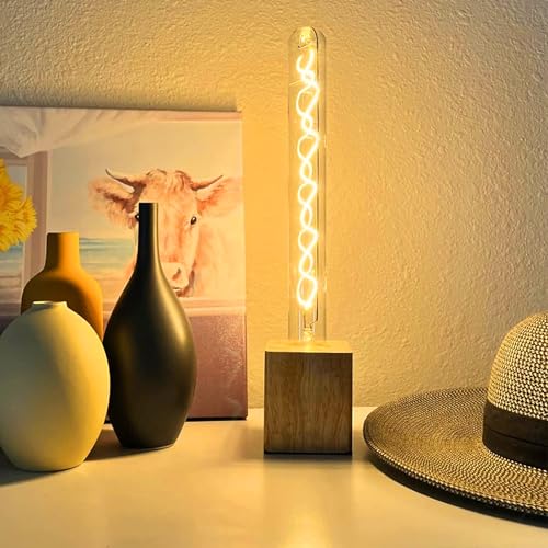 Vintage LED Spiral Filament Bulb T10