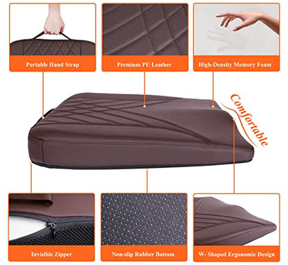 Memory Foam Car Seat Cushion for Driving Comfort and Office Use