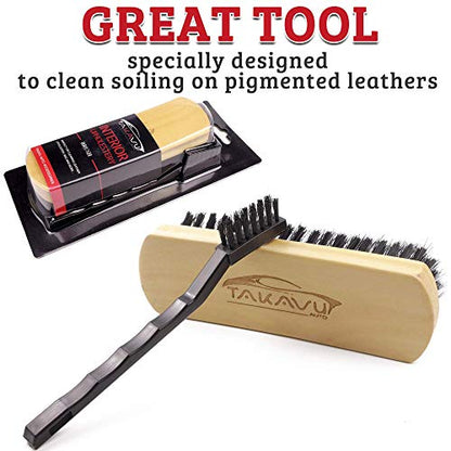 Leather & Upholstery Cleaning Brush Set (2 Count)
