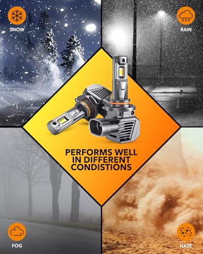 M5S H11 9005 Light Bulbs Combo (4 Count)