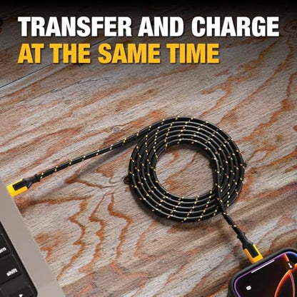 Heavy Duty USB to Lightning Cable [Apple Mfi Certified] Durable