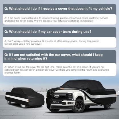 10 Layers Truck Cover Waterproof All Weather Custom Fit Ford F