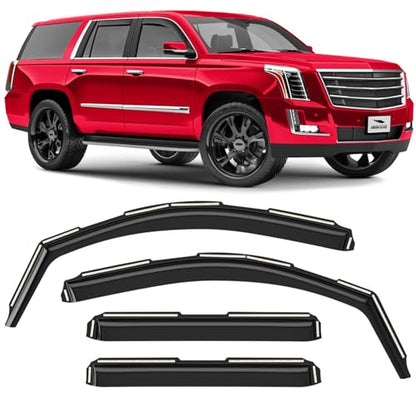 in Channel Extra Durable Rain Guards for Cadillac Escalade 2015