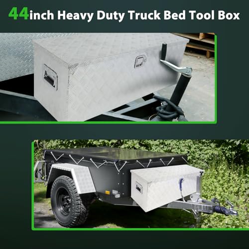44 Inch Diamond Plate Truck Bed Tool Box