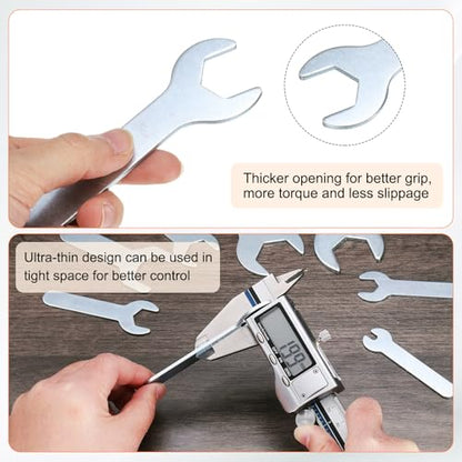 10pcs Small Wrench 20x126x2.8mm Metric U (10 Count)