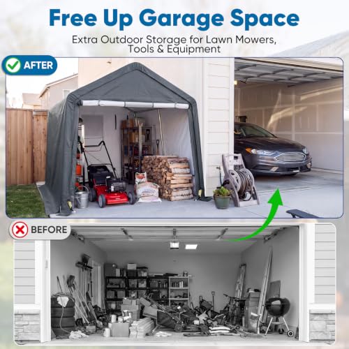 10x10FT Large Storage Shed Multi