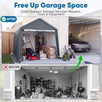 10x10FT Large Storage Shed Multi