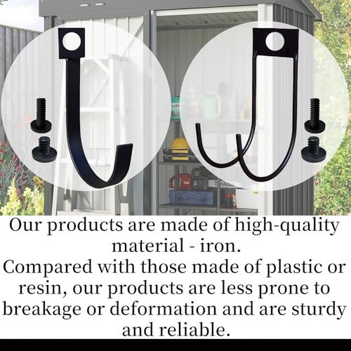 4 Pack Storage Shed Hooks for Suncast (4 Count)