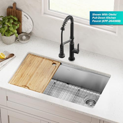 Fairlane 32 in Undermount Workstation Single Bowl 18