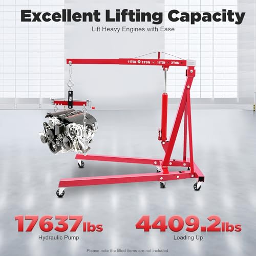 Folding Engine Crane 2 Ton with Engine Leveler