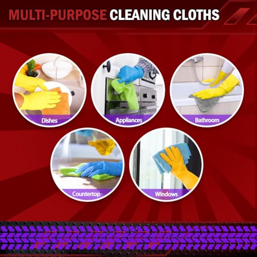 Microfiber Cleaning Cloth 150 Pack (150 Count)