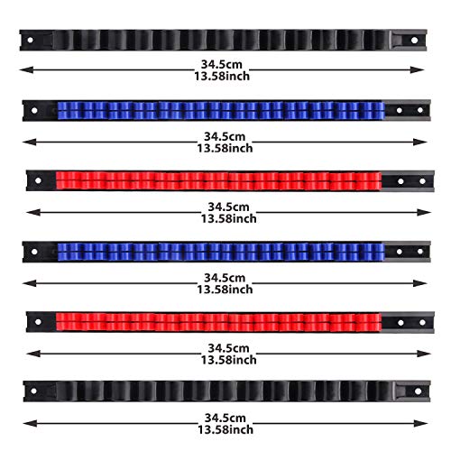 6 Piece Screwdriver Organizer and Wrench Organizer