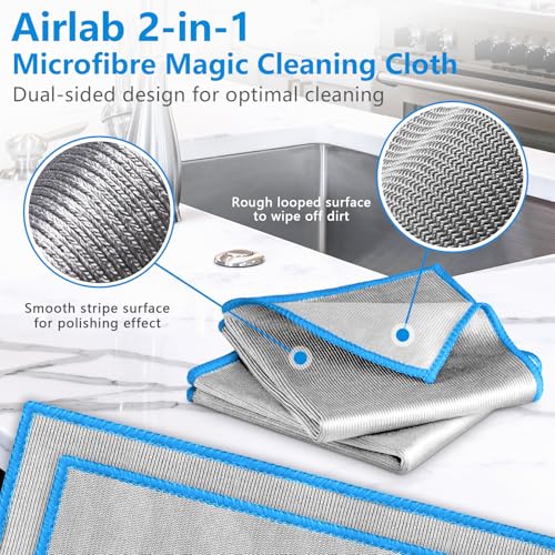 Glass Polishing Streak Free Miracle Cleaning Cloth (6 Count)