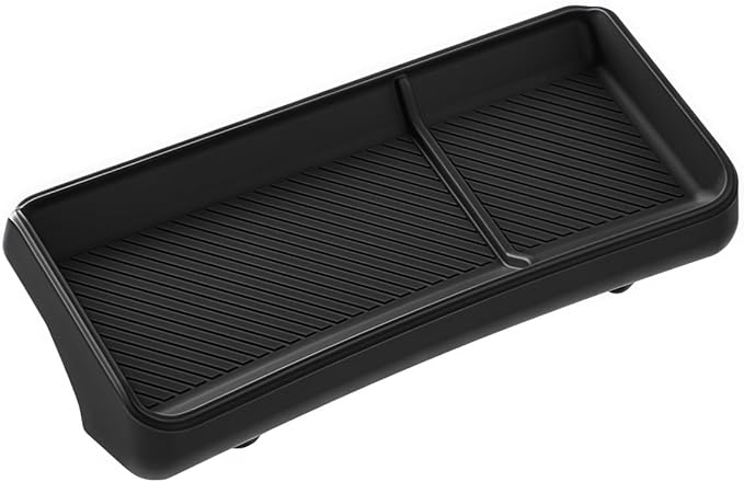 GGCLIMAX Car Organizer Silicone Dashboard Storage Tray Compatible with Tesla Model 3 Highland 2024 Rear Screen Organizer Non Destructive Installation Anti Slip Design(Black)