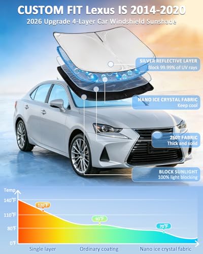 Windshield Sun Shade for Lexus is 2014