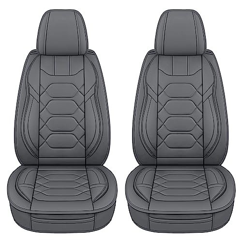 Leather Car Seat Covers Front Pair (2 Count)