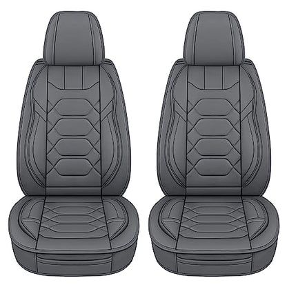 Leather Car Seat Covers Front Pair (2 Count)