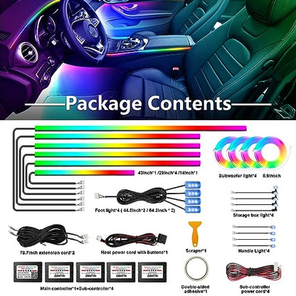 Dreamcolor Acrylic Car Interior Led Kit