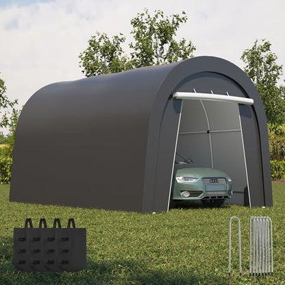 10' x 15' Carport with 6 Heavy Duty Ground Stakes