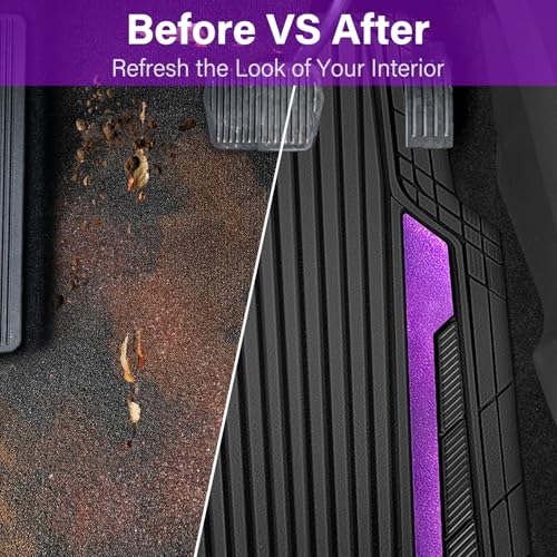 Heavy Duty Rubber Car Mats Metallic