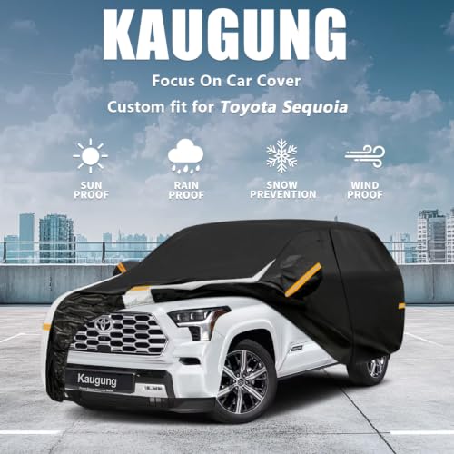 10 Layers Car Cover Custom Fit for Toyota Sequoia 2000