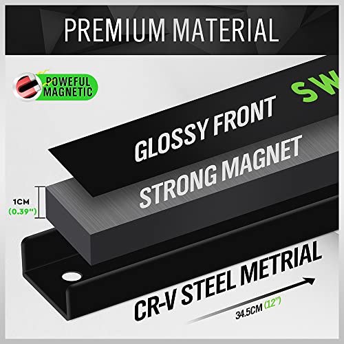 4 Piece 12" Magnetic Tool Holder Storage Organizer