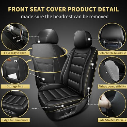 Custom Fit for Ford Ranger Seat Covers 2026 2025