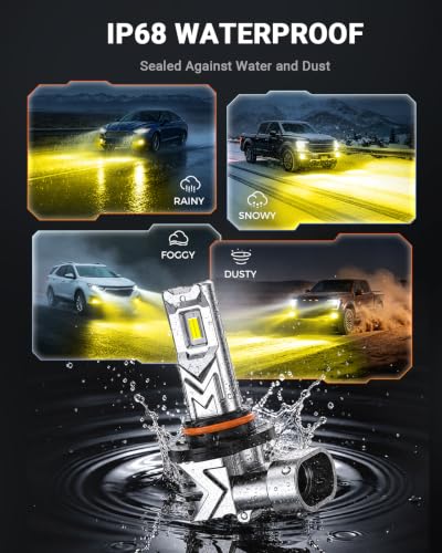H10 9140 9145 LED Fog Light Bulbs (2 Count)
