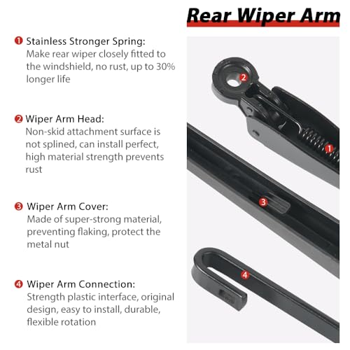 Rear Windshield Wiper Replacement for Chevrolet Chevy Equinox 2010
