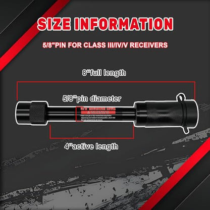 Trailer Hitch Lock for 2" Receiver