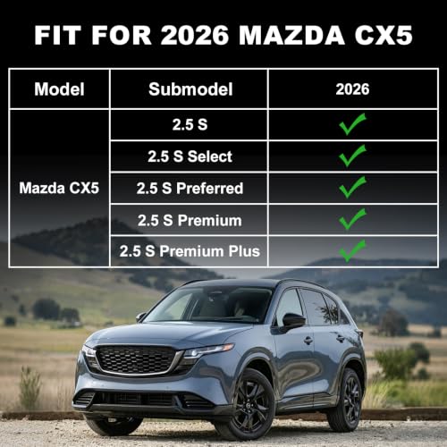 Floor Mats & Backseat Cargo Liner for Mazda CX5 2026