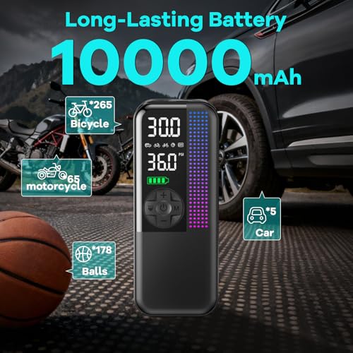 150PSI Portable Cordless Tire Inflator Air Compressor (24 Count)