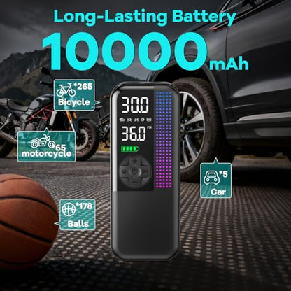 150PSI Portable Cordless Tire Inflator Air Compressor (24 Count)