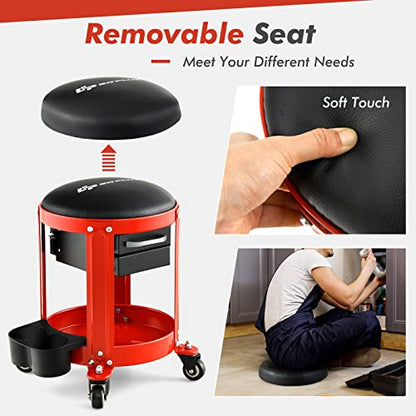 Rolling Mechanic Stool