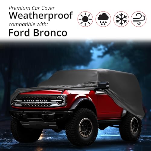 Weatherproof SUV Car Cover & Warranty Compatible with Ford 2021