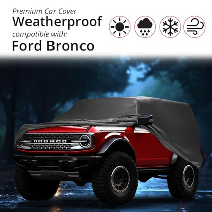 Weatherproof SUV Car Cover & Warranty Compatible with Ford 2021