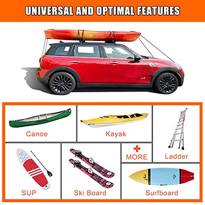 Kayak Car Roof Rack Pad for Kayak Surfboard SUP Canoe Soft Roof Rack Pads