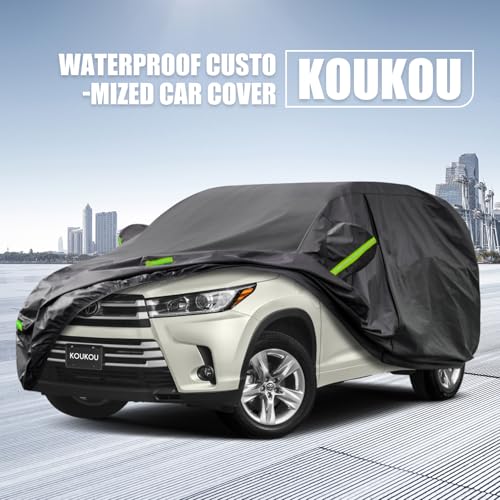Waterproof SUV Car Cover Suitable for Toyota Highlander from 2007 to 2025