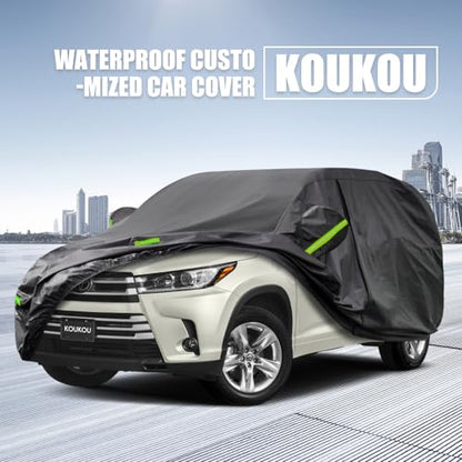 Waterproof SUV Car Cover Suitable for Toyota Highlander from 2007 to 2025