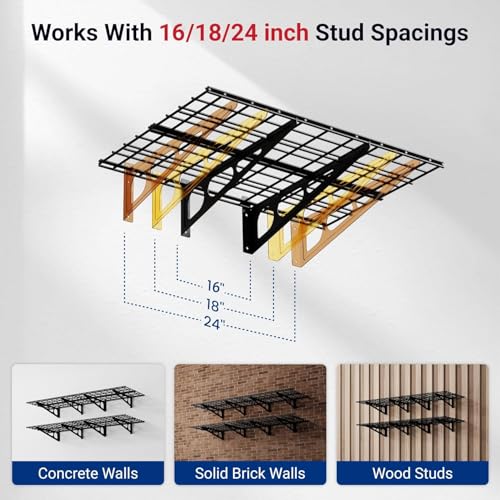 4 Pack 2x3ft Garage Shelving (4 Count)