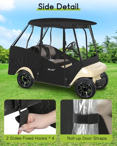 4 Passenger Golf Cart Enclosure for Club Car DS 58" Short Roof