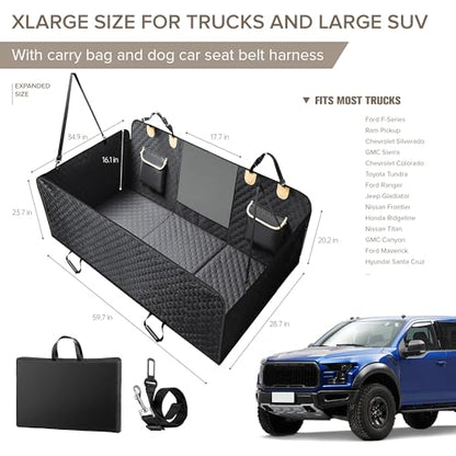 XL Truck Back Seat Extender for Dogs