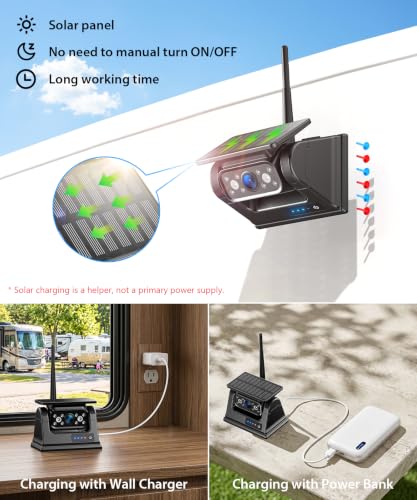 Wireless Backup Camera Solar
