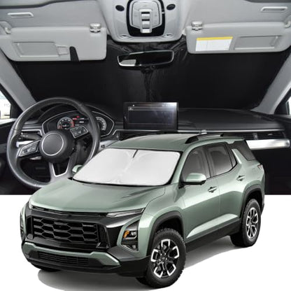 Windshield Sunshade for Chevy Equinox 2025 2026 Sun Shade 4 Layers