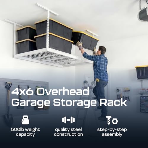 MonsterRax 4x6 Overhead Garage Storage Rack