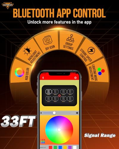 8 Gang Switch Panel Bluetooth RGB AR