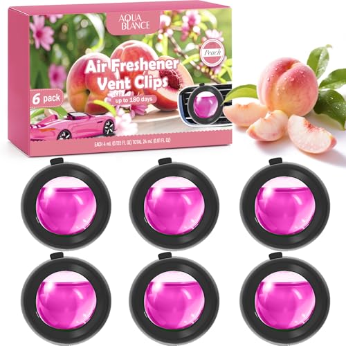 Car Air Freshener Vent Clips (6 Count)