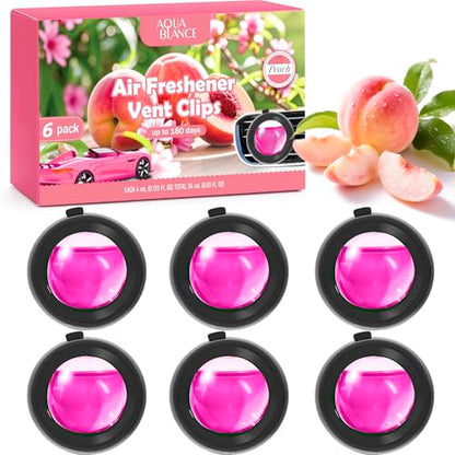 Car Air Freshener Vent Clips (6 Count)